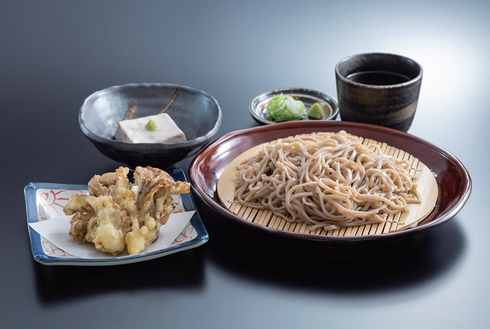 舞茸天ぷらともり蕎麦